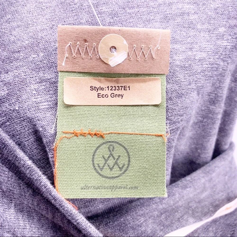 NEW Alternative Apparel Gray Casual Summer Dress Size Large - Picture 8 of 10